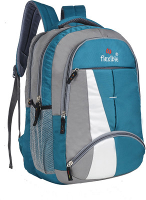 Flexible Large 40L Medium laptop travel bags , school & college bags backpack (Green,40L) 40 L Laptop Backpack(Green, Grey)
