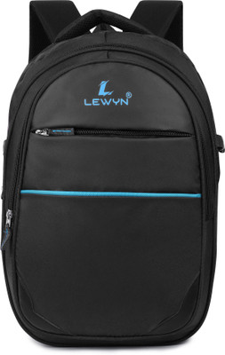 LEWYN Premium Quality Spacy Unisex Bag With Rain Cover Waterproof 40 L Backpack(Black)