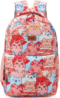 khatushyam collection Stylish backpack of girls with new printed 35 L Backpack(Orange)