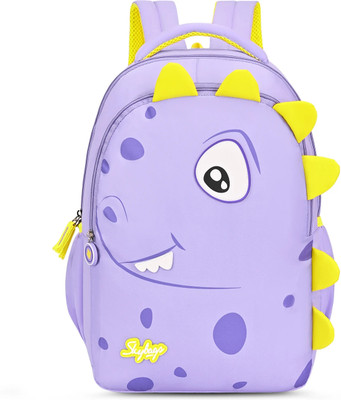 SKYBAGS BUDDY 03 SCBP DINO YELLOW PURPLE 20 L Backpack(Purple)