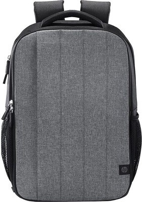 HP Trolley Pass-Through Padded Back Panel Padded Air mesh Panel/Hand wash air Dry 22 L Trolley Laptop Backpack(Black, Grey)
