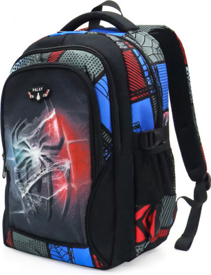 gustave Waterproof Cartoon School Backpack for Boys Multi Compartment Lightweight Bag 32.38 L Backpack(Red)