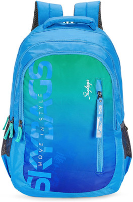SKYBAGS Polyester Riddle School -Rc Gradient Blu 30 L Backpack(Blue)