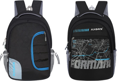 FLYSACK Everyday Versatile Casual Durable Stylish Multi-Purpose Classic Backpack 35 L Backpack(Black, Black)
