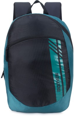 MONVELLI Mon_Backpack-Black-Green_10 15 L Backpack(Black, Green)