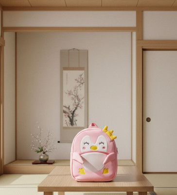 UDHNA Adorable Pink Animal Backpack for Children 12 L Backpack(Pink)