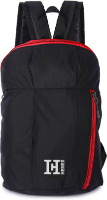 Hemes Small Bag for Daily Use Sports & Gym Bag, Mini Backpack With Front Zipper Pocket 12 L Backpack(Black, Red)