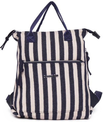 ASTRID STRIPED BACKPACK FOR GIRLS AND WOMEN 6 L Backpack(Black)