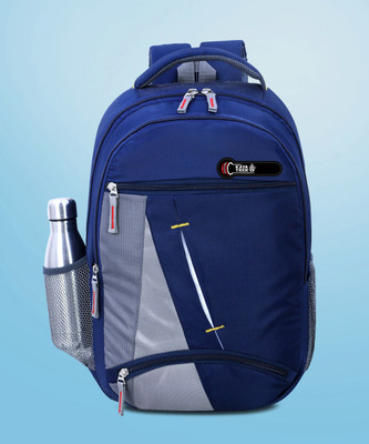 Kaya Trek Casual Travel Bagpack/College Backpack/School Office Bag for Men and Women(1010) 30 L Laptop Backpack(Blue, Grey)