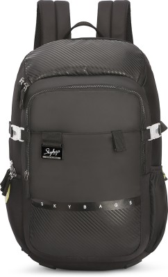 SKYBAGS PROTECH LAPTOP BACKPACK 02 BLACK 25 L Laptop Backpack(Black)