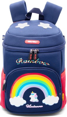 Kiditos Toddler Nursery Bag, My Rainbow Unicorn, Children Travel Bag with Safety Feature 16 L Backpack(Blue)