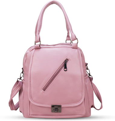 Crazy Katch Women Backpack Pink Stylish Shoulder Bag With Multiple Compartments 10 L Backpack(Pink)