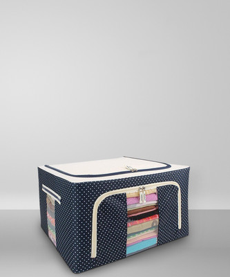 DEVCHHAYA ENTERPRISE Storage Boxes for Clothes with Tow Way Zip, Handles (1 Pack, 66 L Capacity) 66 L Backpack(Multicolor)