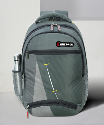 Outpack Casual Travel Bagpack/College Backpack/School Office Bag for Men and Women(1010) 30 L Laptop Backpack(Grey, Grey)