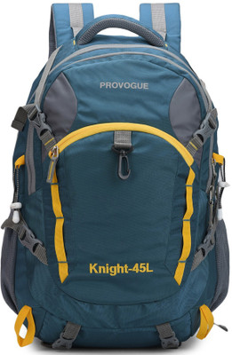 PROVOGUE Unisex bag with rain cover and reflective strip 45 L Laptop Backpack(Blue)