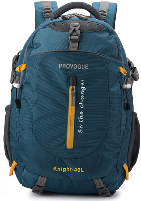 PROVOGUE with rain cover and reflective strip unisex 40 L Laptop Backpack(Green)