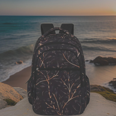 JairaJ backpack for men backpack bags bagpack(S-19.1*14) 34 L Laptop Backpack(Black)