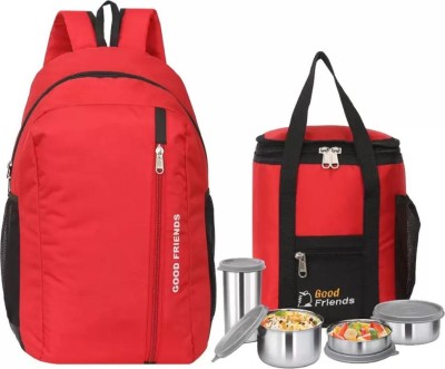 SPORT COLLECTION Casual/School/College Backpack/Tuition Bag & Lunch Bag/Tiffin Bag 25 L Backpack(Red)