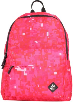 Mike Day Pack Lite-Geometric Print 25 L Backpack(Pink)