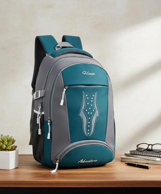 HINEX BAGS Large 35L Laptop Backpack Unisex Bag Office/School/College/BusinessA 38 L Backpack(Blue)