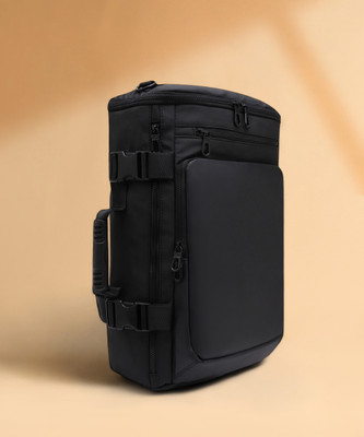 French Accent Men's The Traveller's Guide Backpack - Midnight Black 24 L Backpack(Black)
