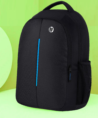 HP back pack 02 Light weight Upto 15.6 Inch Laptop Backpack 27 L Backpack(Black, Blue)