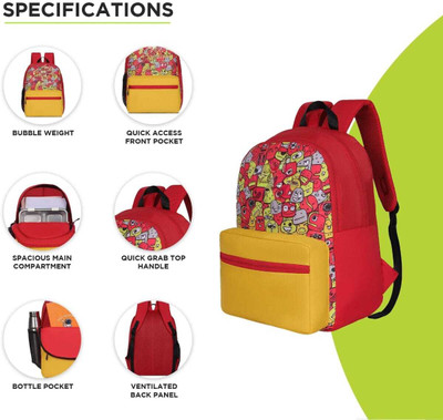 OQAB SCHOOL/BAGS 20 L Backpack(Green)