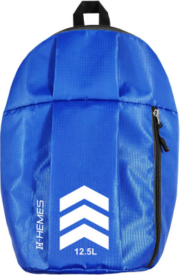 H-Hemes Small Bag Gym Bag for Daily Use 1 Main Compartment Front Zip Pocket Mini 12.5 L Backpack(Blue)