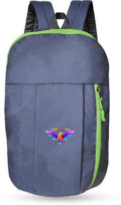 Cp Bigbasket EagleShadow-NavyBlue-GreenZip_17 12 L Backpack(Blue, Green)