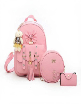 Tatuaa for college / school girls new pattern stylish for Girls 6 L Backpack(Pink)