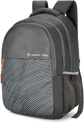 NASHER MILES Men & Women | 3 compartment/Casual/College Bag 45 L Backpack(Black)