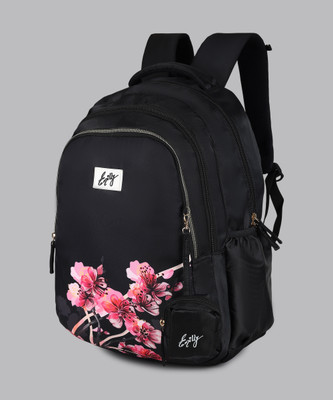 Emilly Tulip School Bag 36L Black in Color School Bag 36 L Backpack(Black)
