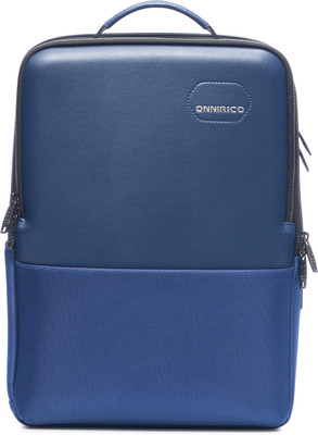 onnirico Shadow Trail Made with 1680D Polyester, Water-Resistant with Laptop Compartment 18.5 L Laptop Backpack(Blue)