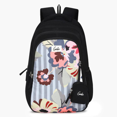Genie Lynda School Backpack - Black 36 L Backpack(Black)