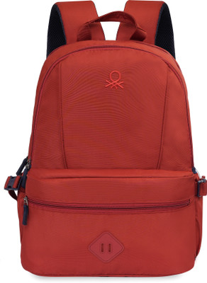 United Colors of Benetton MONO 21 L Laptop Backpack(Red)