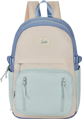 Genie Lit Casual Backpack - Grey Blue 18 L Backpack(Grey)