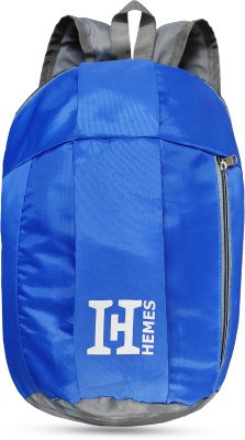 HMFURRYS FINEST Small Bag for Daily Use with 1 Main Compartment Front Zip Pocket Mini Backpack 12 L Backpack(Blue)