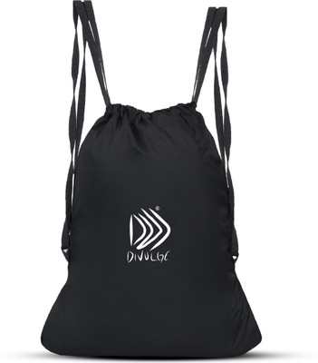 divulge blk drawst fass SS_10 18 L Backpack(Black)