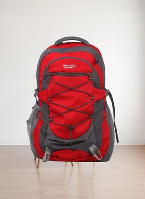 Galaxy Craft Trendy Men’s Backpack | Spacious Multi-Utility Bag For Men & Women 32 L Laptop Backpack(Red, Grey)