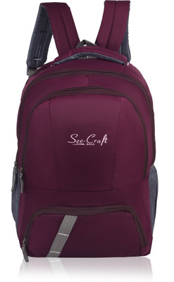 SEE-CRAFT LARGE 35LTR laptop backpack 35 L Laptop Backpack(Purple)