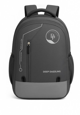 DEEP DAZZLING Unisex Casual Laptop Backpack for / School / Collage / Office Backpack 37 L Laptop Backpack(Grey)