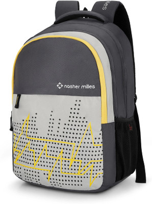 NASHER MILES Pulse Backpack for Men & Women|3 compartment/Casual|Rain Cover 45 L Backpack(Grey)