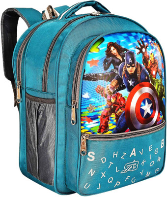 SAB Trendy Primary Kids School Bag LKG to 3rd Standard Unisex Waterproof 30 L Backpack(Blue)