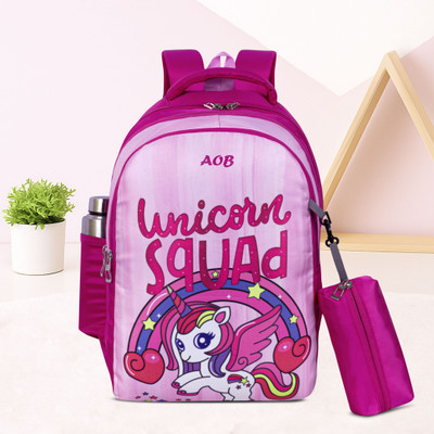 aob UNICORN SCHOOL BAGS FOR BOYS&GIRLS 40 L Laptop Backpack(Blue)