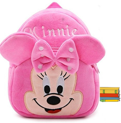 7Eleven Enterprise Minnie Design Kids School Bag 14Inche For 2 To 5 Age School 10 L Backpack(Multicolor)