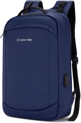 NASHER MILES Queens Laptop Backpack for Men & Women|Ideal For Office |22L,Navy Blue 22 L Laptop Backpack(Blue)