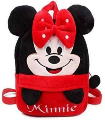Safer Enterprises : Headup Minnie School Bag for Kid,Boys,Nursery,Picnic,Carry, Baby Bag2 to 3 age 10 L Backpack(Red)