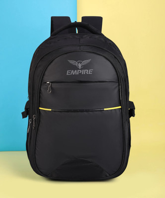 EMPIRE Multi-Use Water-Resistant Backpack for Daily Use College Office Study and Travel 18 L Laptop Backpack(Black)