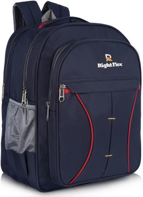 Right Flex Latest And Trendy 3 Compartment School Bag, tution bag Waterproof 35 L Backpack(Blue)
