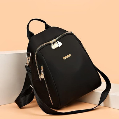 Zaxty Backpack Bag Small Size Office College New Collection Bag 20 L Backpack(Black)